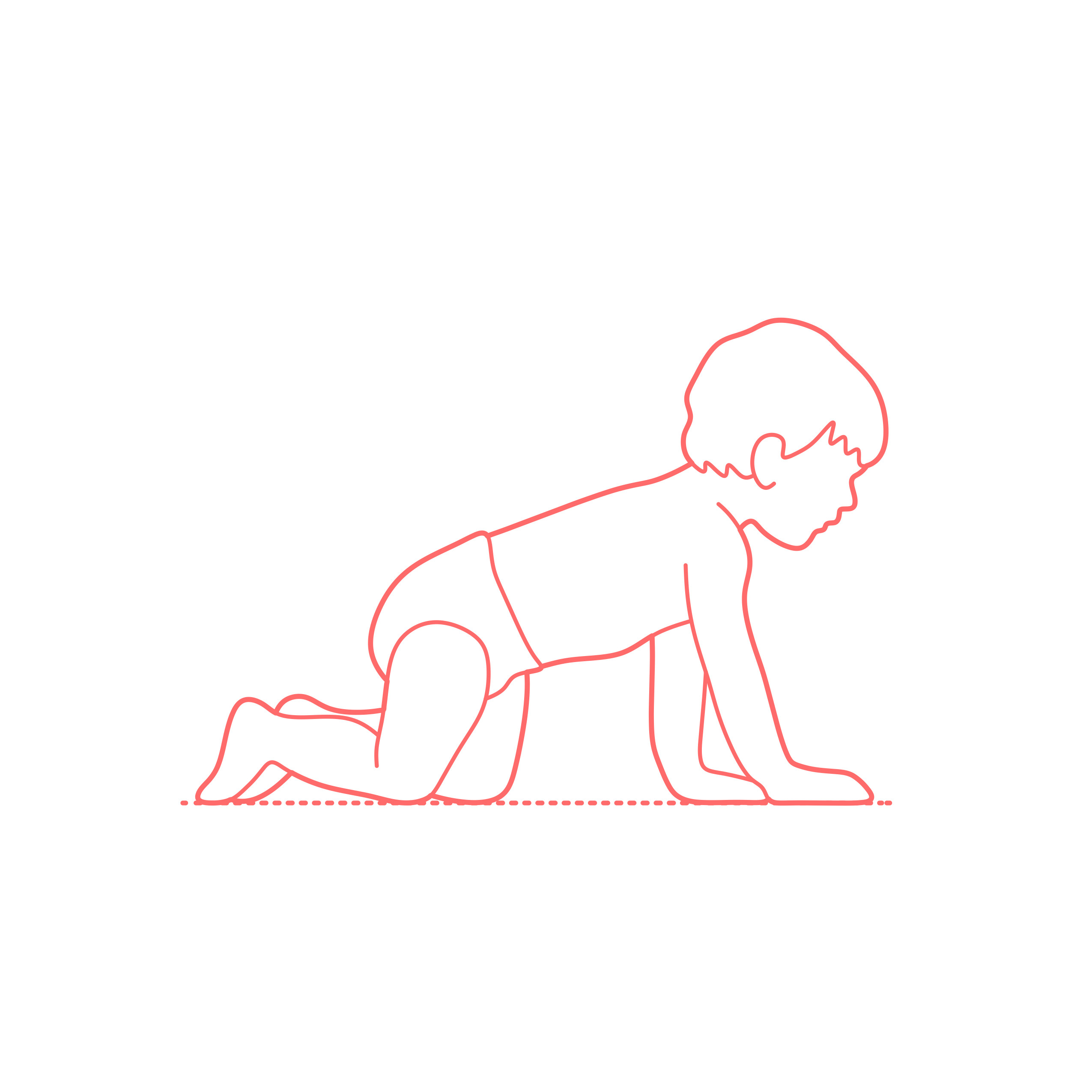 Humans Poses People Crawling Stencil Svg Design File Free Vectors